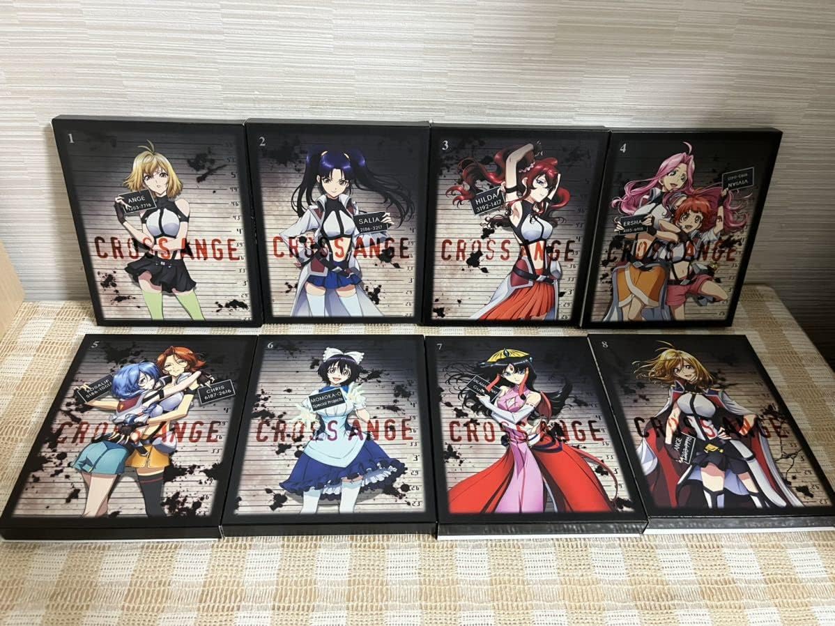 クロスアンジュ 天使と竜の輪舞 初回全8巻セット Blu-ray アニメ