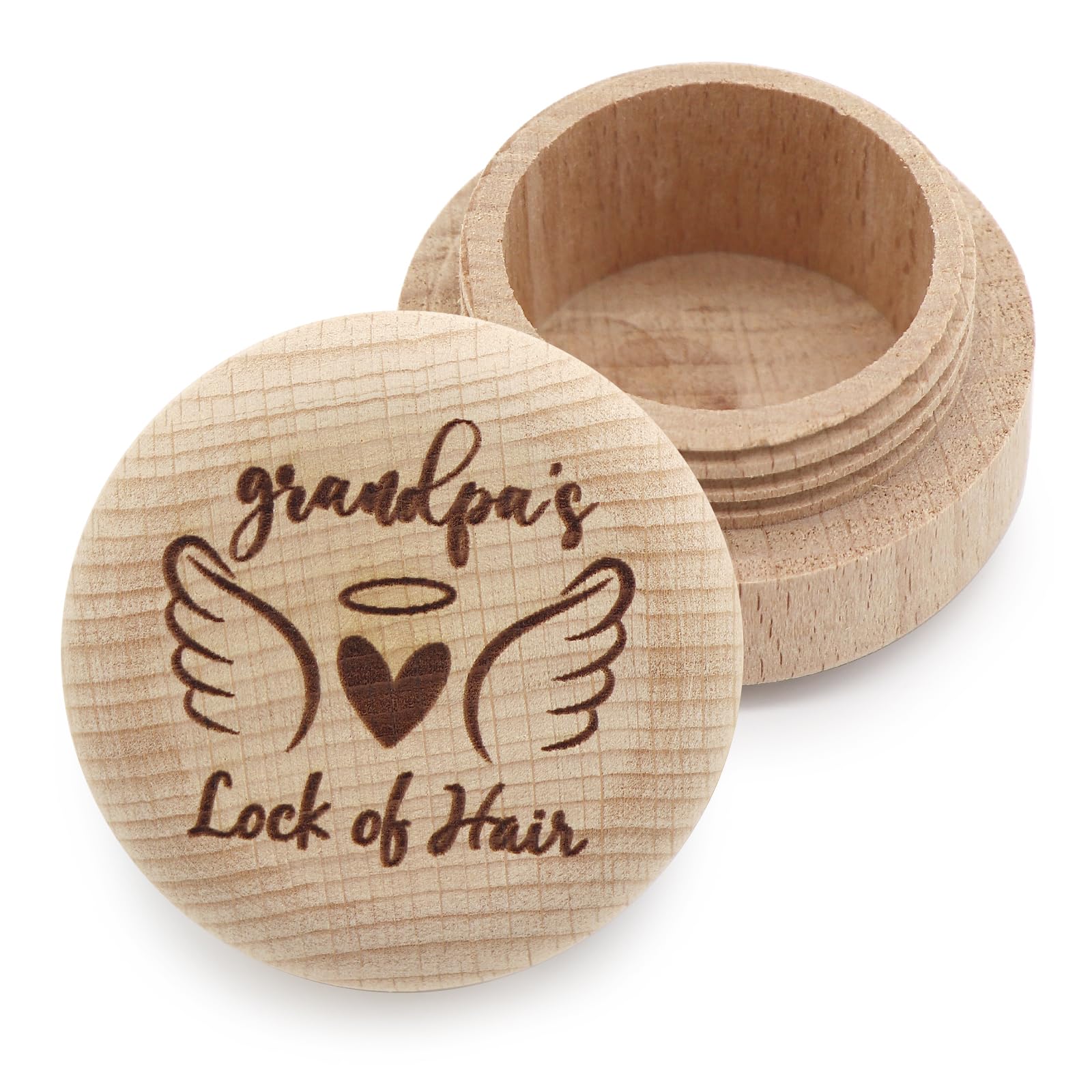 Liannan Custom Lock of Hair Keepsake, Personalized Memorial Gift for Loss, In Memory of Loved One, Remembrance Gift Box