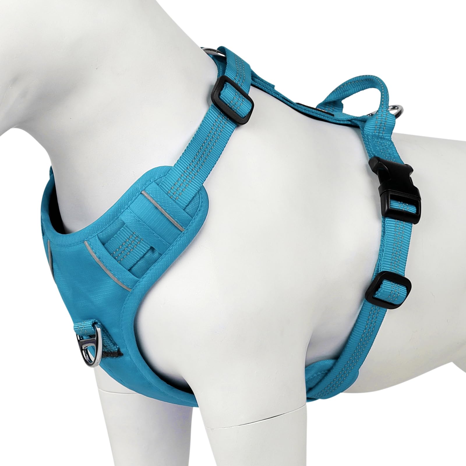 Plutus Pet No Pull Dog Harness, Reflective Adjustable Dog Vest Harness with Handle, Escape Proof