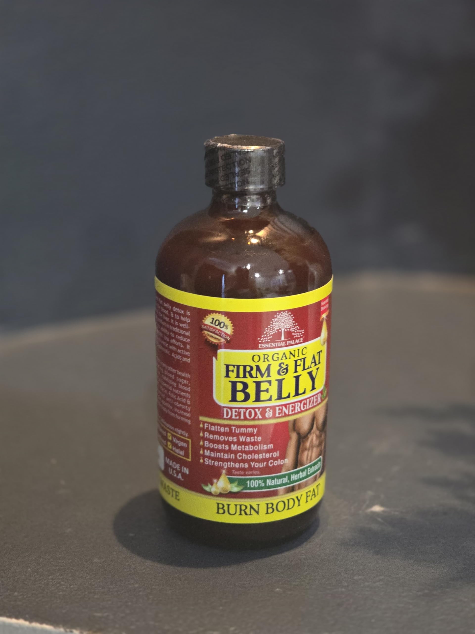 Essential Palace Organic Firm & Flat Belly Detox & Energizer 16 oz