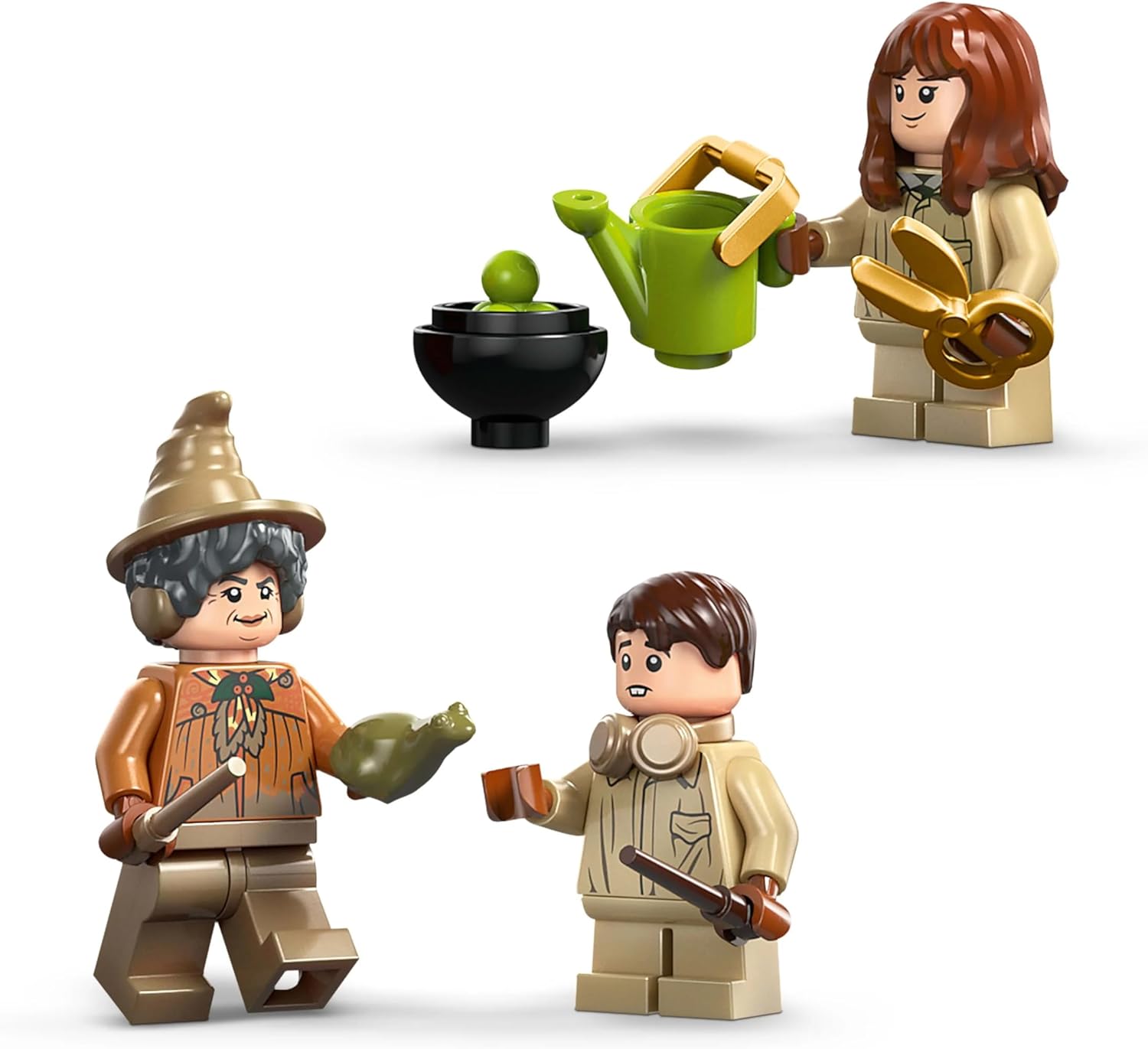 Lego 76445 Harry Potter Hogwarts Castle: Herbology Toy, Birthday Present, Blocks, Girls, Boys, Kids, 8 Years, 9 Years, 10 Years, Elementary School, Harry Potter Goods, Decorative Plants, Faux Green