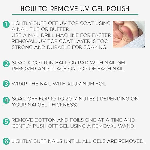 Miniatura 3 de Karlash Acabado profesional de 0.5 fl oz de gel que no se limpia con acabado brillante y duradero, gel UV Soak Off