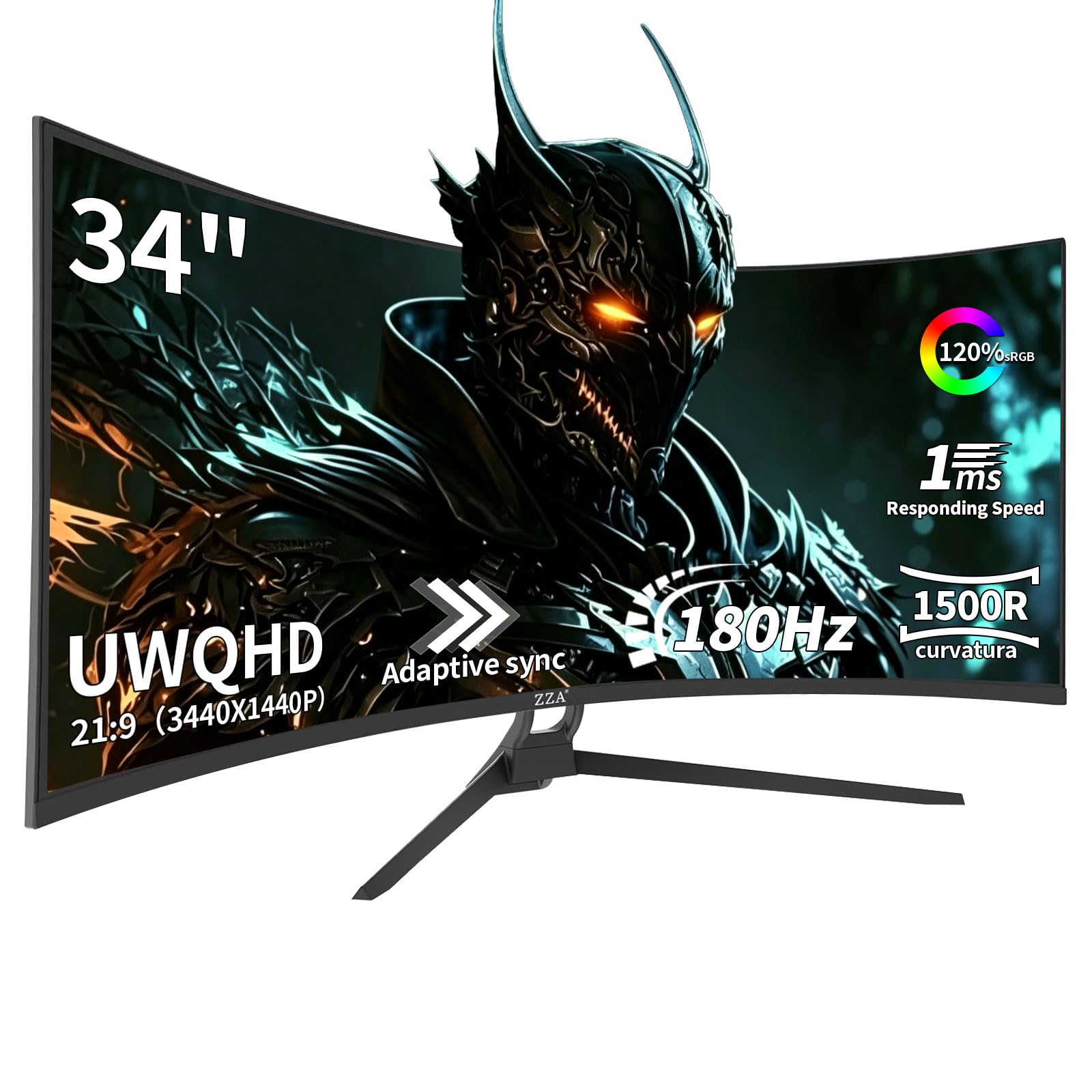 Amazon.co.jp: ZZA UltraWide 34インチ カーブモニター 1500R PC