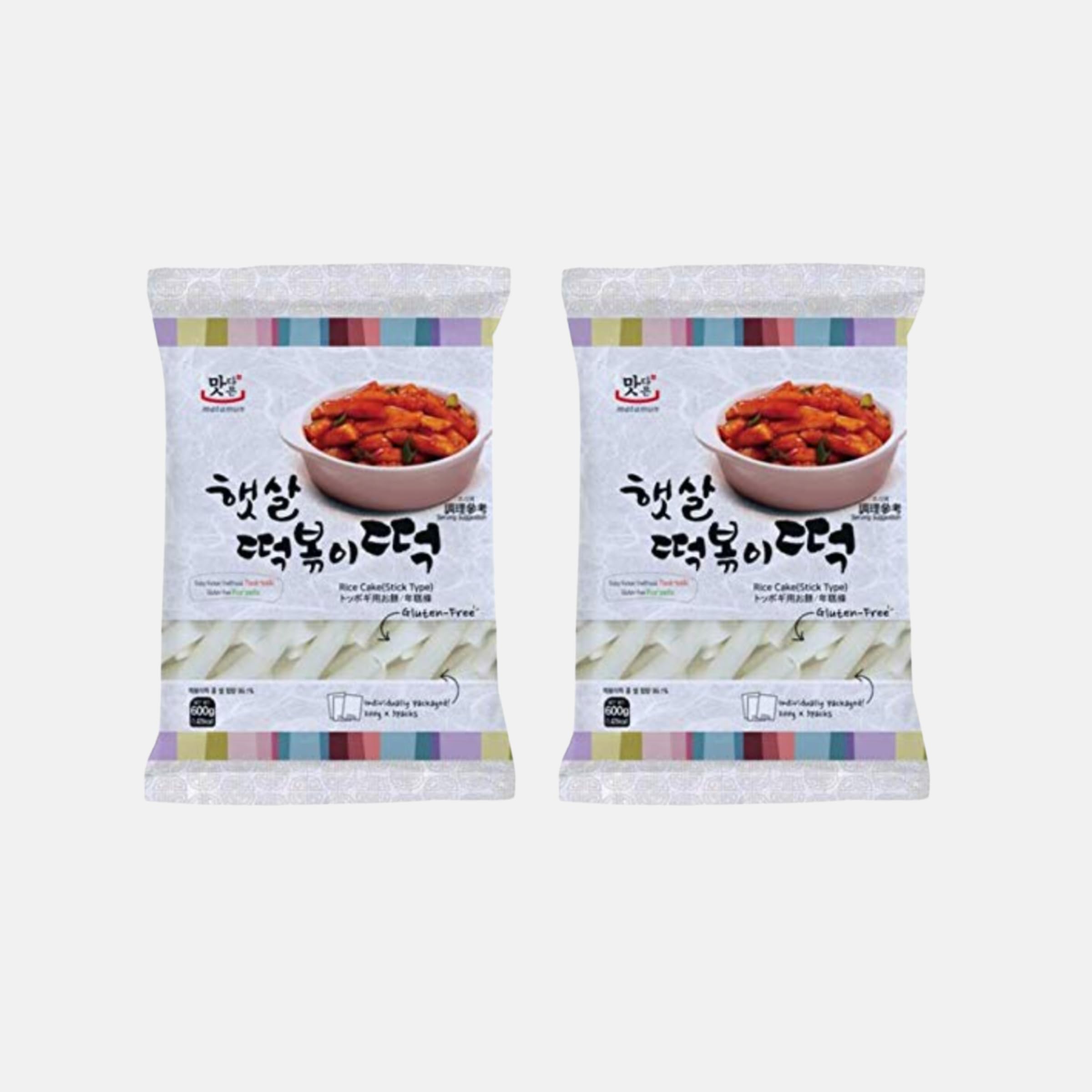 EasyCookAsia Tteokbokki Reiskuchen | 600g x 2er | Authentischer Koreanischer Snack | Ideal für schnelle und köstliche Mahlzeiten | Perfekt für Liebhaber der Asiatischen Küche