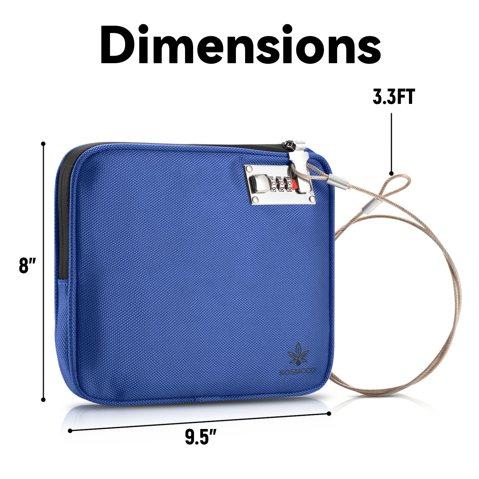 Amazon.com: KOSMCCO Anti-Theft Locking Beach Bag, 9x7.5-inch