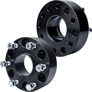 IRONTEK 2'' Wheel Spacers for Chevy GMC 6x5.5/6x139.7mm Hubcentric Spacers 14x1.5 Studs 78.1mm Hub Bore for 99-19 Cadillac Escalade/Silverado 1500 01-19 Chevy Tahoe 00-14 Suburban 1500/GMC Yukon XL