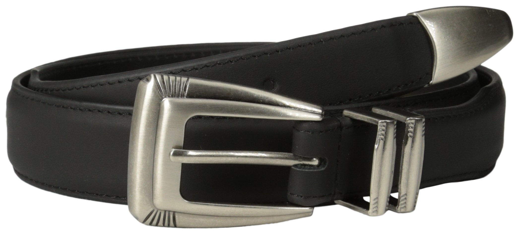 NCAA Texas Tech Red Raiders Zep-Pro Leather Concho Tapered Tip Belt, Black, 44-Inch