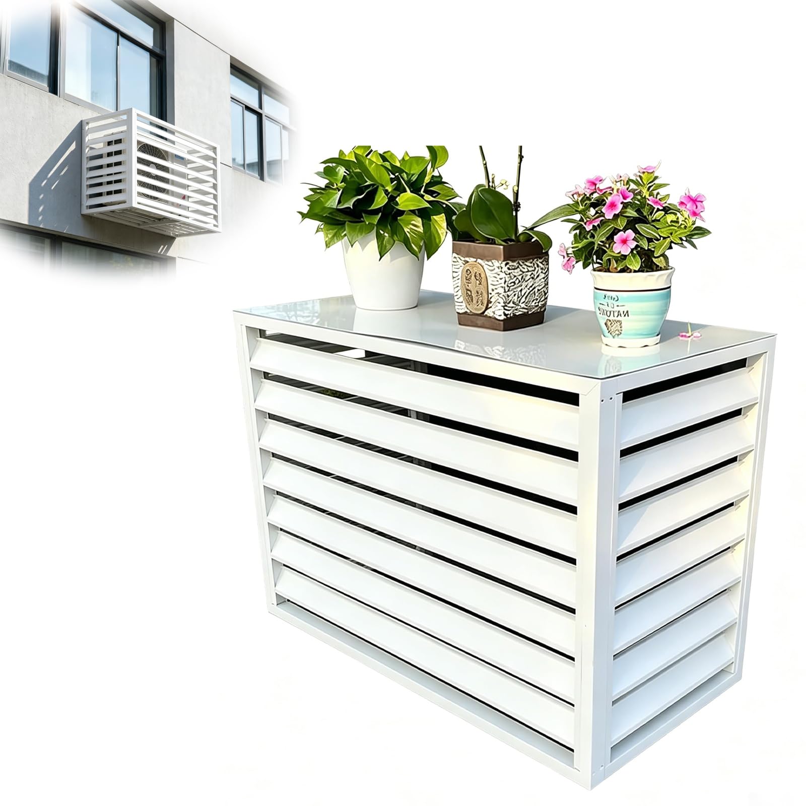 Kgfvesdc Outdoor AC Cover,Outdoor Condenser Protective,Smart Ventilation