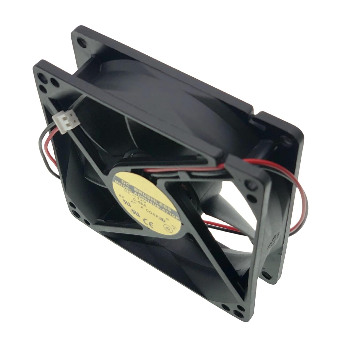 New cooling fan for AD0912UB-A71GP DC12V 0.46A 9CM 9025 Size: 90X90X25MM 2-Pin 2-Wire