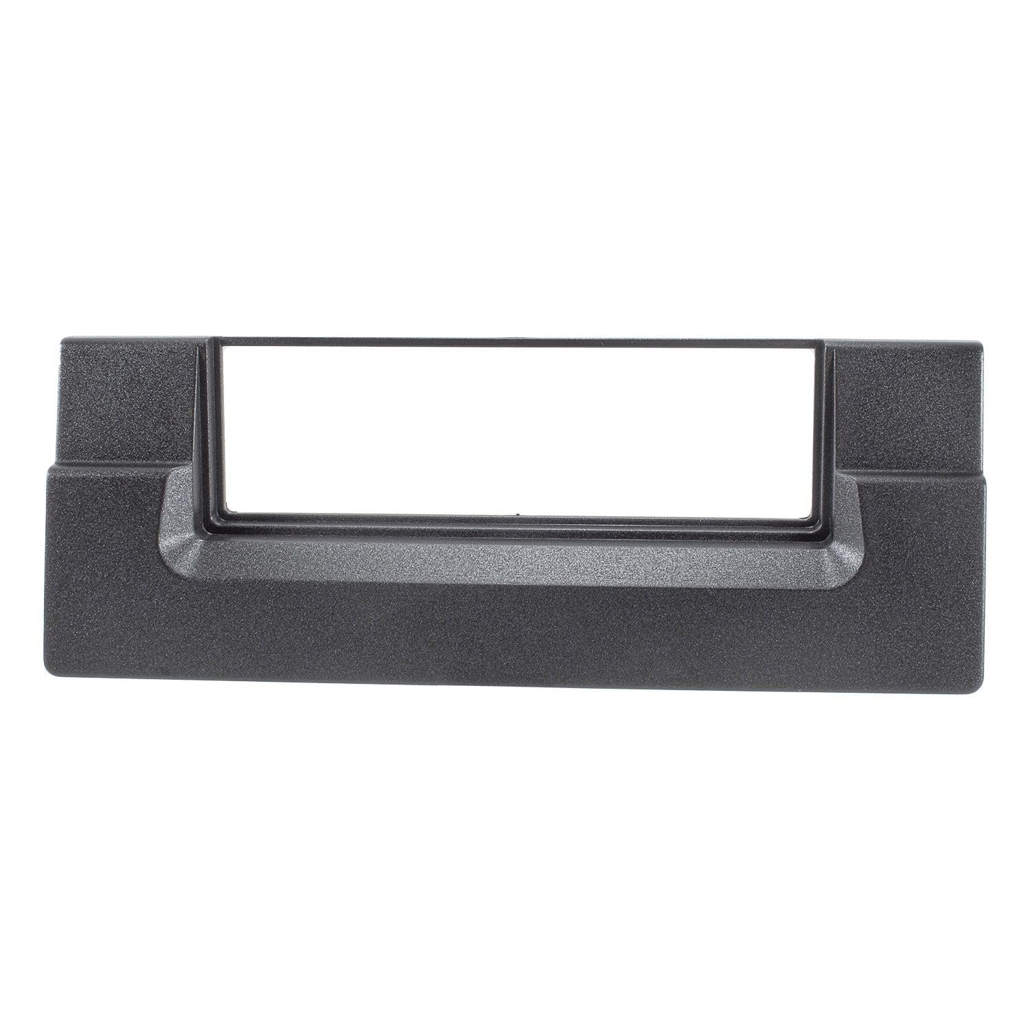 tomzz Audio 2404-024 Radioblende Set kompatibel mit BMW 5er E39 X5 E53 schwarz mit Quadlockadapter ISO Fakra Antennenadapter DIN