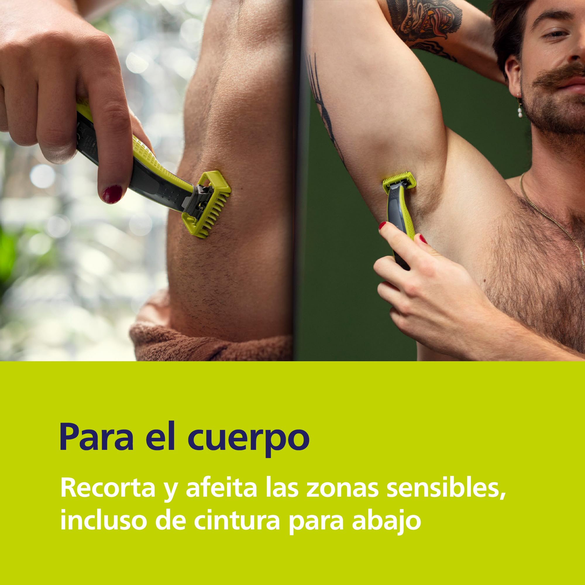 Philips OneBlade 360 Authentic Barber, Electric Facial & Body Shaver & Trimmer, 3x 360 Blades, 4x Fledgling Beard Comb (1,2,3,5 inch), 1 x Body Kit, QP2834/31 Product Image 3
