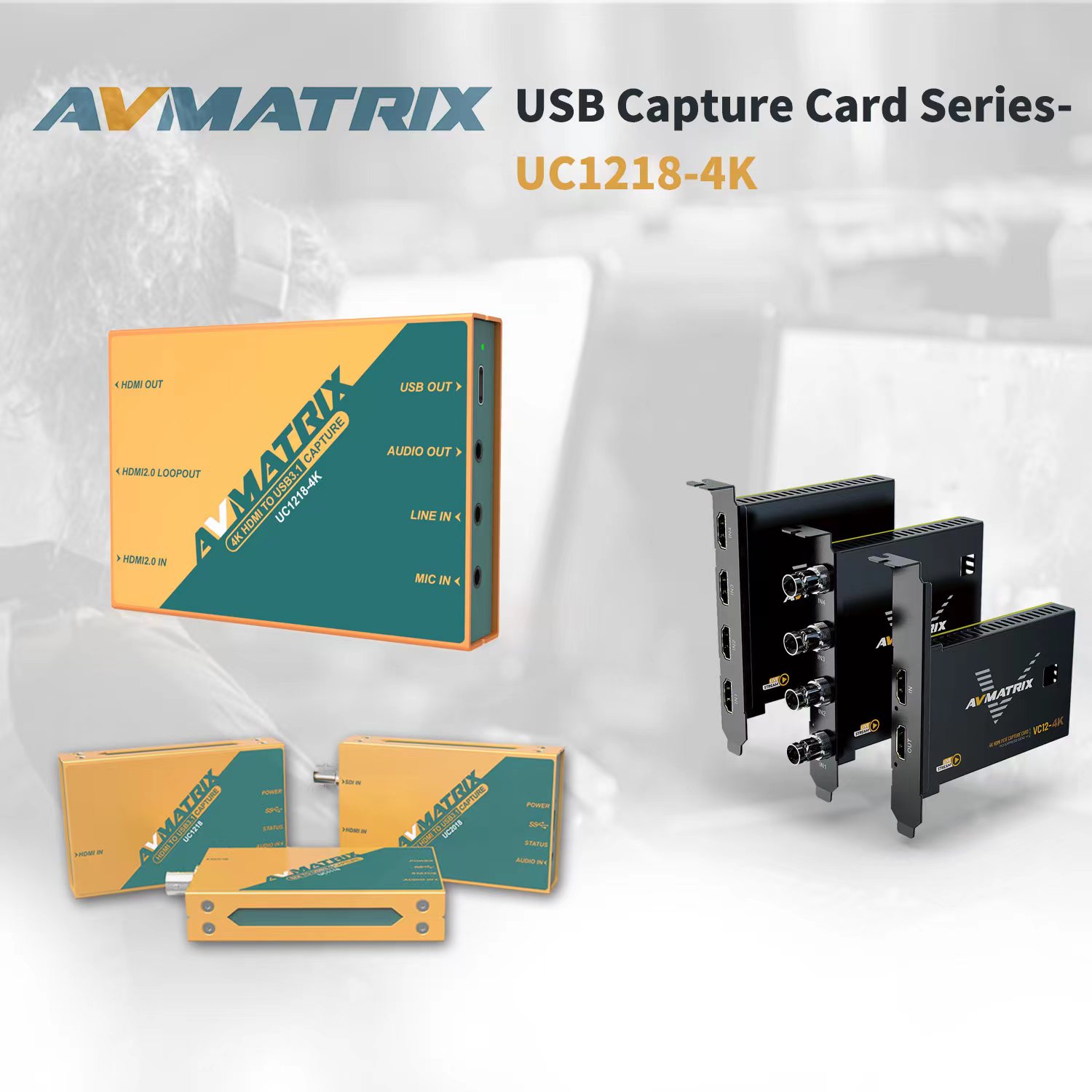 Amazon.com: AVMATRIX UC1218-4K Capture Card 1440p/4K Input 1080P60