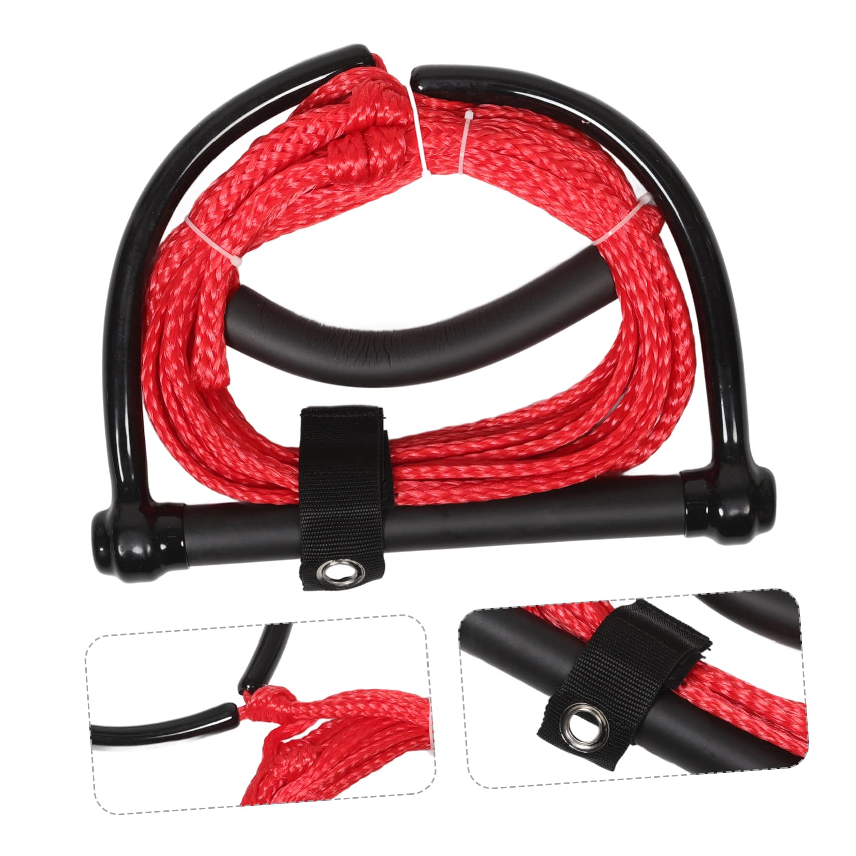 UKCOCO Cuerda de Esquí Acuático para Wakeboard y Tabla de Rodillas Mango Resistente al Desgaste y Material PP para Esquí de Agua y Deportes Acuáticos