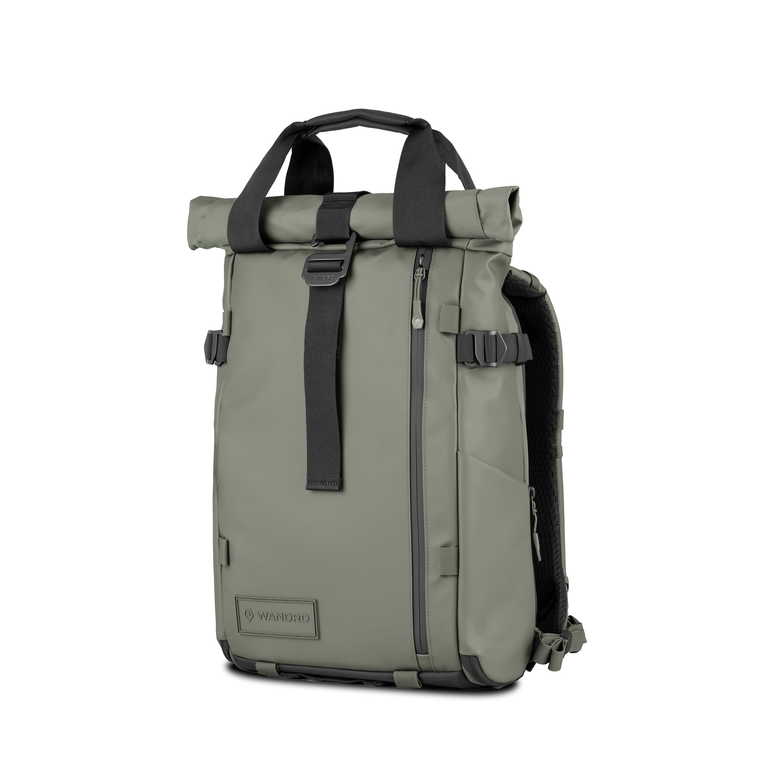 Wandrd Unisex Wasatch Green All New Prvke 15L V4 Camera Backpack: Built-In Camera Cube Travel Backpack With Quick Side Access, Rolltop Expansion, Clamshell Opening, Magnetic Tote Handles