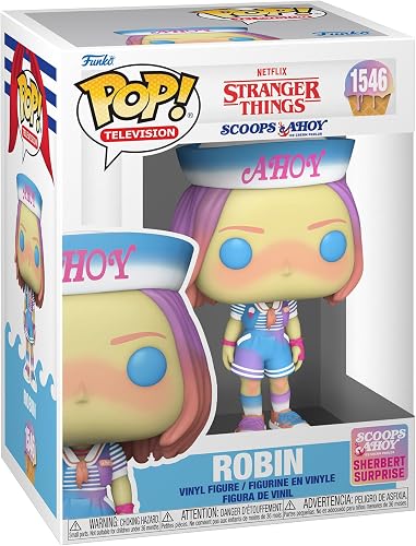 Funko POP! TV Stranger Things Robin Scoops Ahoy Vinyl Figure, 4.1-Inch Height