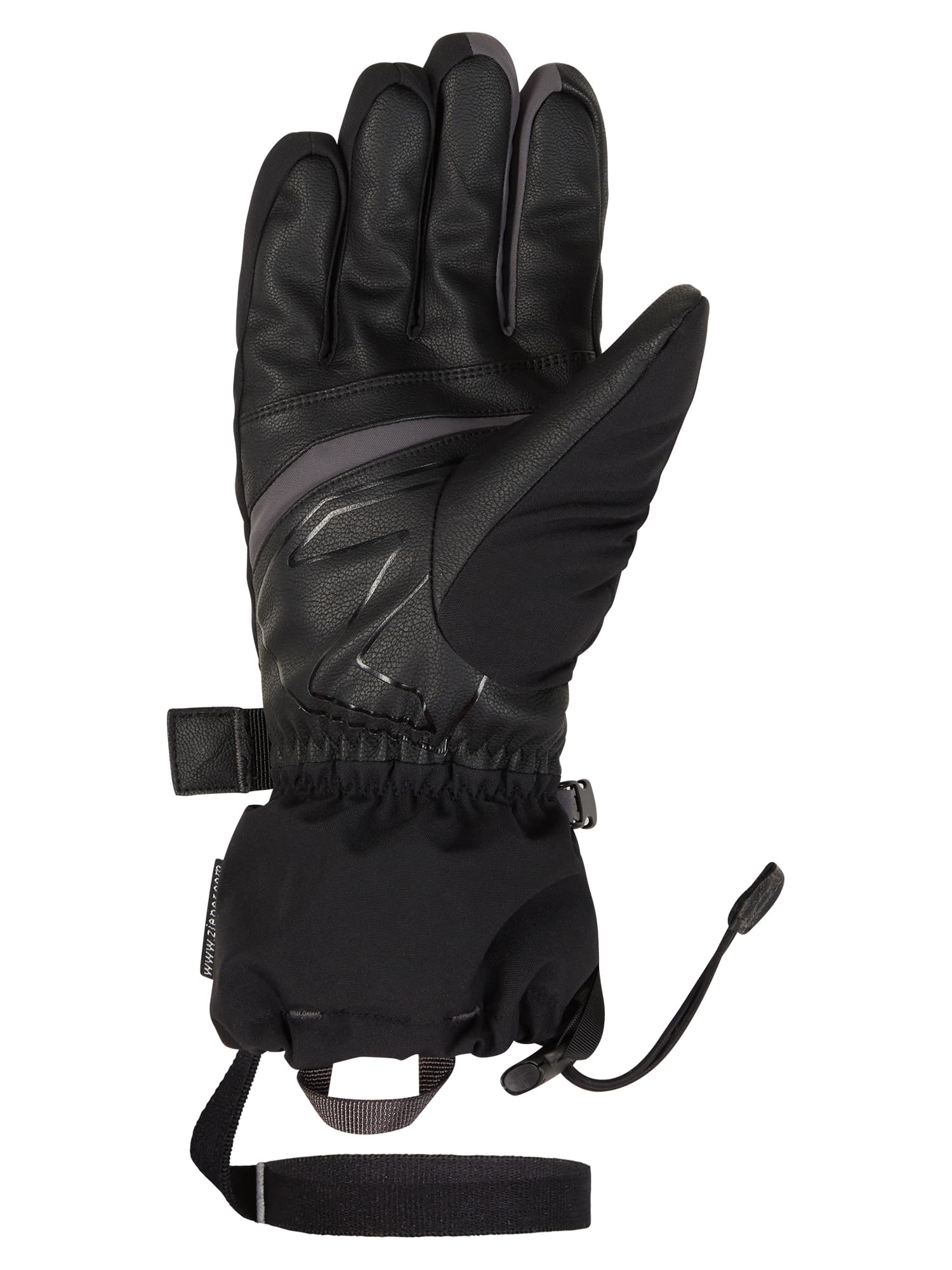 Ziener Ghalion - Guanti da Sci/Sport Invernali | Impermeabili, Polsini Lunghi Uomo
