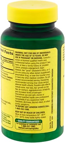 Miniatura 5 de Spring Valley DHEA Tabletas, 50 mg, 50 unidades Incluye Me Gustas Pegatina