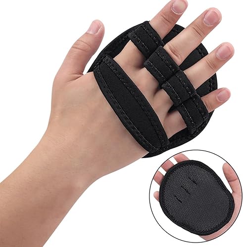 Miniatura 3 de Guantes de gimnasio para levantamiento de pesas, almohadilla de agarre de entrenamiento para hombre y mujer, fitness, levantamiento de pesas,
