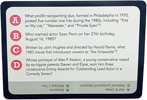 Miniatura 4 de You Gotta Know Años 80 - Juego de trivia