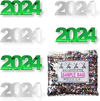 Vista 47 de Confetti Year 2024 Negro, Azul Royal Combo - 2 bolsas de media onza (1 oz)