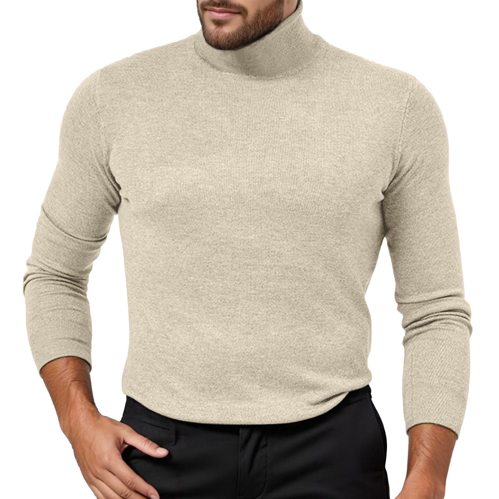 Maglione Termico Da Uomo A Maniche Lunghe – Morbido E Comodo Per Autunno E Inverno