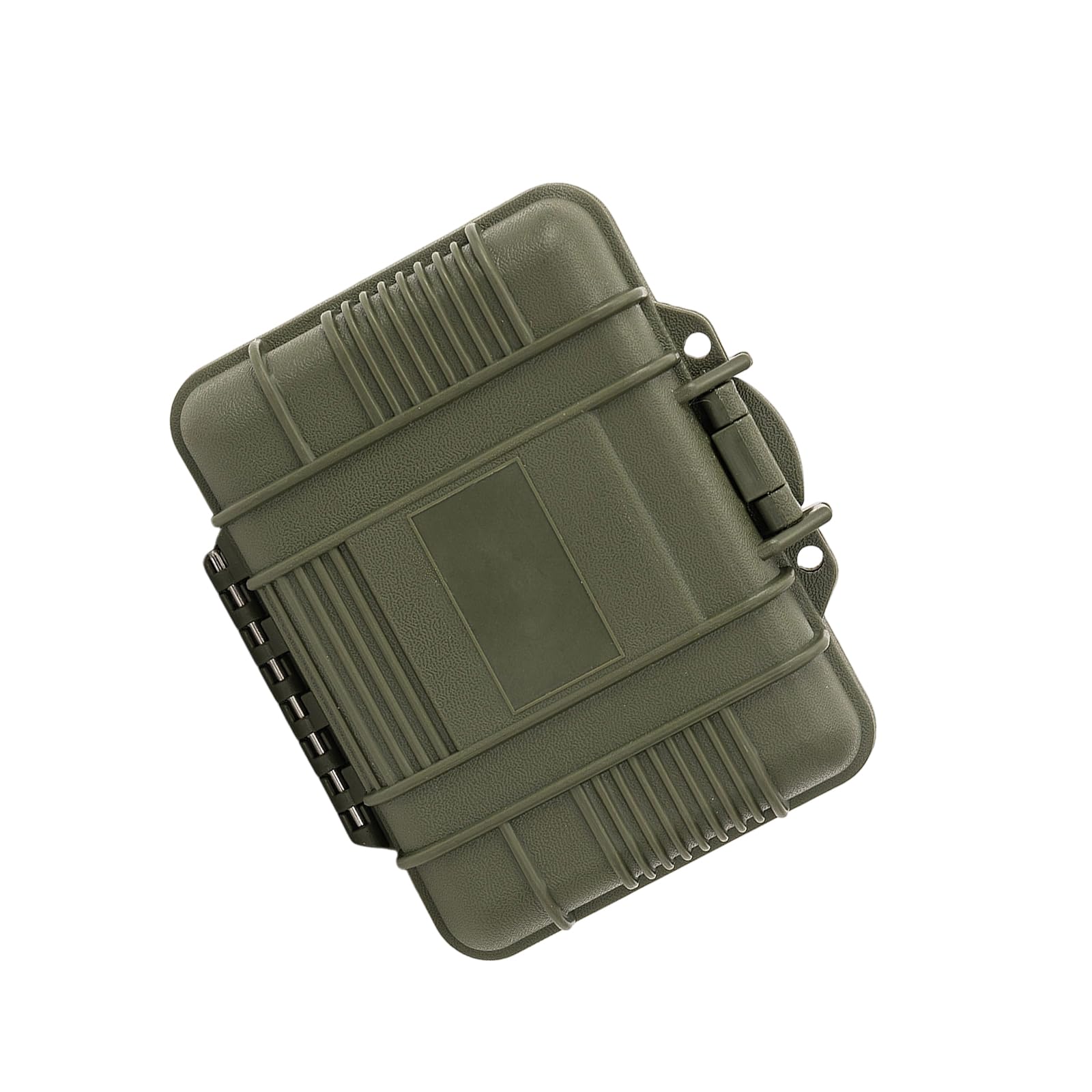 Zepfjhe Armygreen Storage Case With Thick Sponge Lining For Safe Transport Shockproof Container With Anti-Theft Locks For Valuable Items