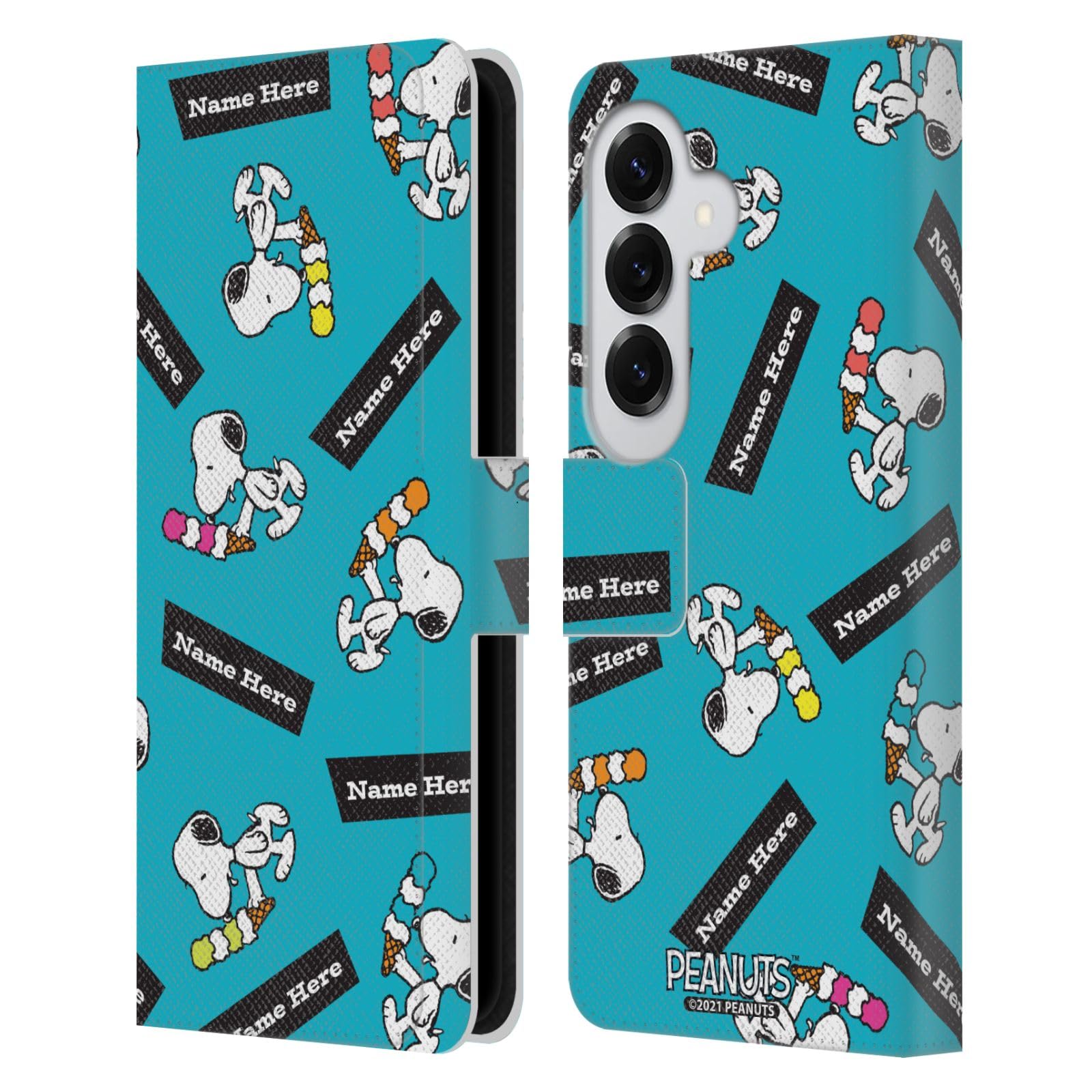 Snoopy Étui Portefeuille Samsung S26 Idée Cadeau Peanuts