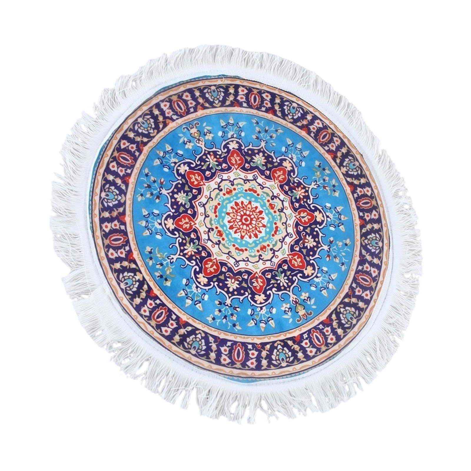 OSNIYAW Blended Fiber Round Carpet with Vibranting Color Great for Offices and Hallways 50cm Entryway Entrance Mat