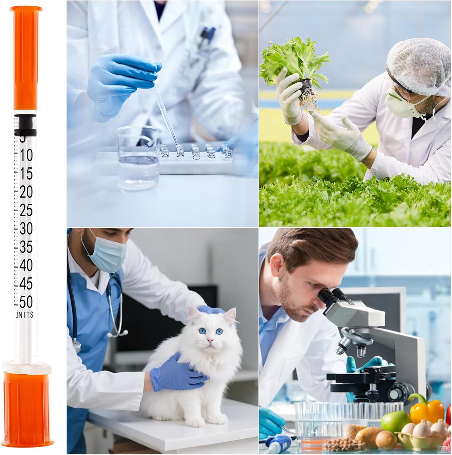 Pack of 20Pcs Multi-Purpose Transfer Tools, 0.5ml Plastic Measuring Tools(31g 6mm), Laboratory Accessories, Individually Sealed Packaging (20)