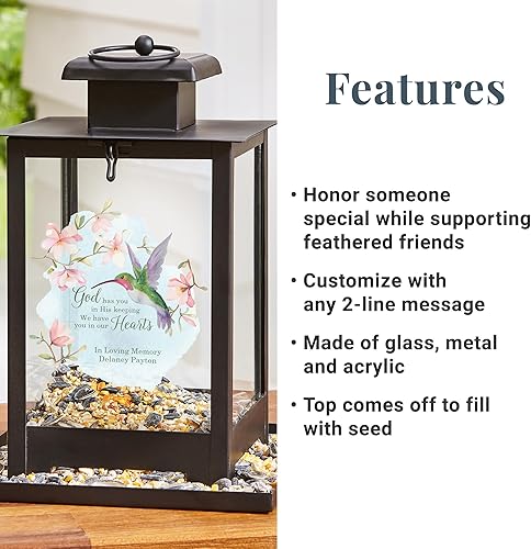 Miniatura 4 de Let's Make Memories Comedero para pájaros personalizado Heartfelt Memories - en conmemoración