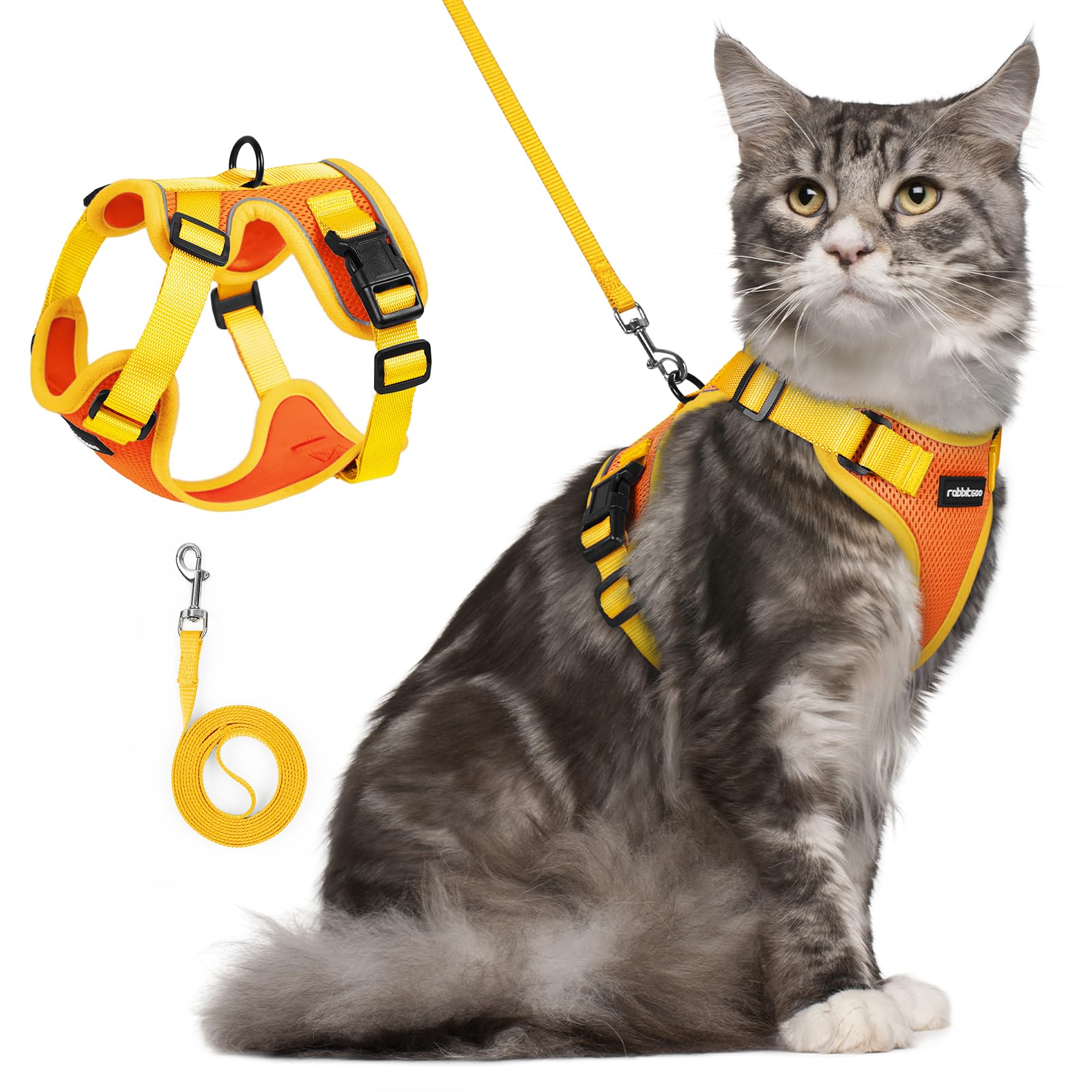 rabbitgoo Cat Harness and Leash Set