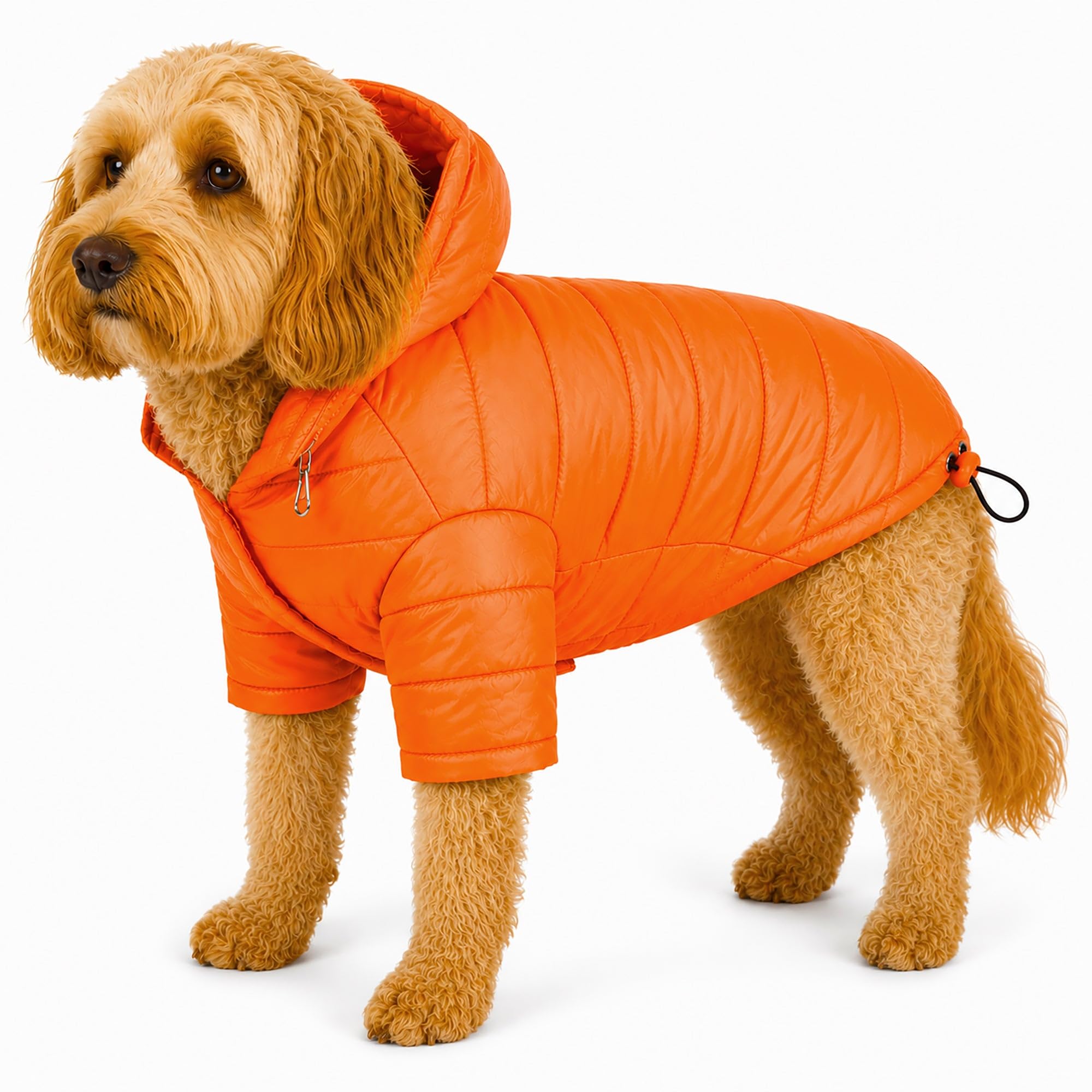 Pet Life Manteau léger réglable pour Animal Domestique Orange Taille L
