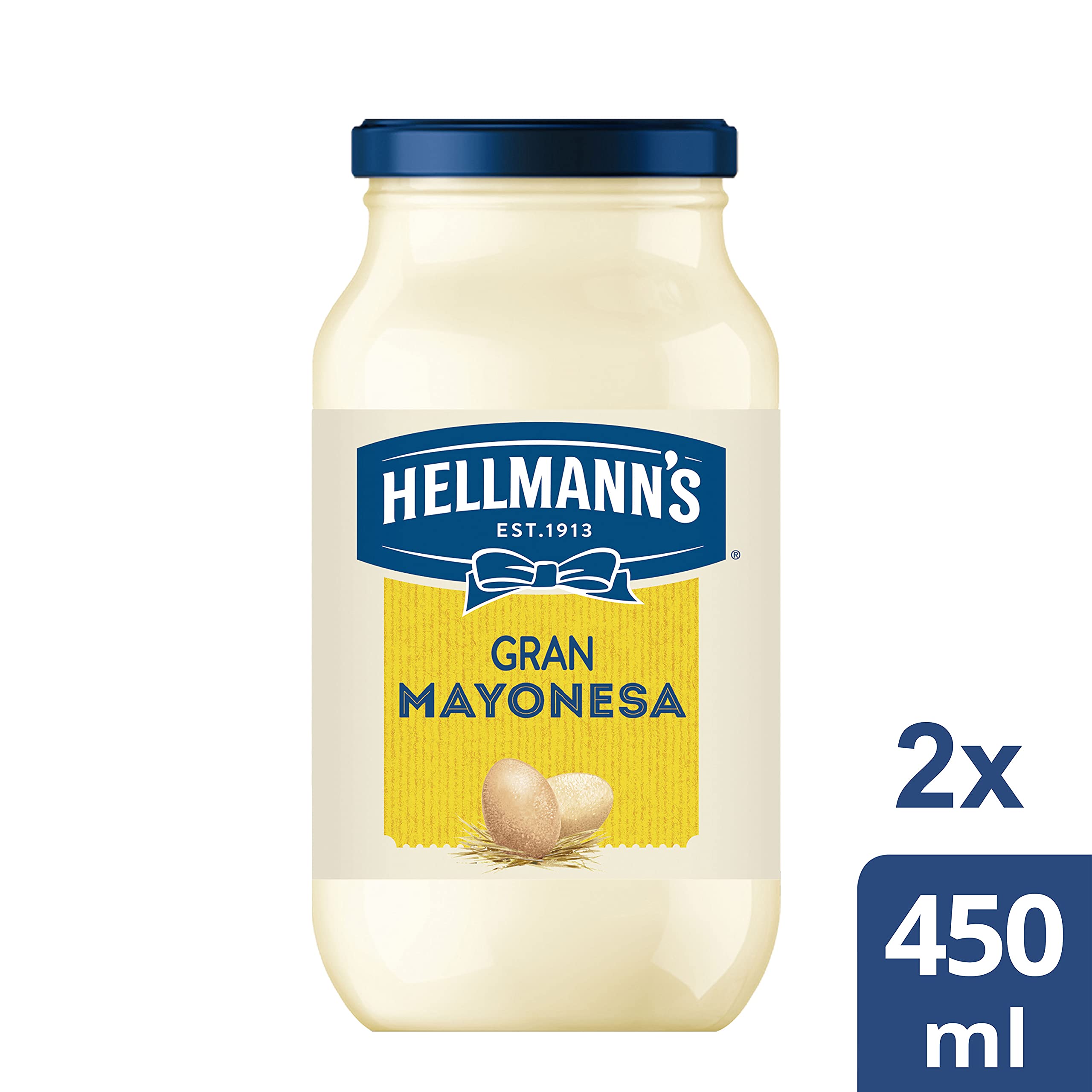 Hellmann's Mayonesa en Tarro pack 2 x 450 ml