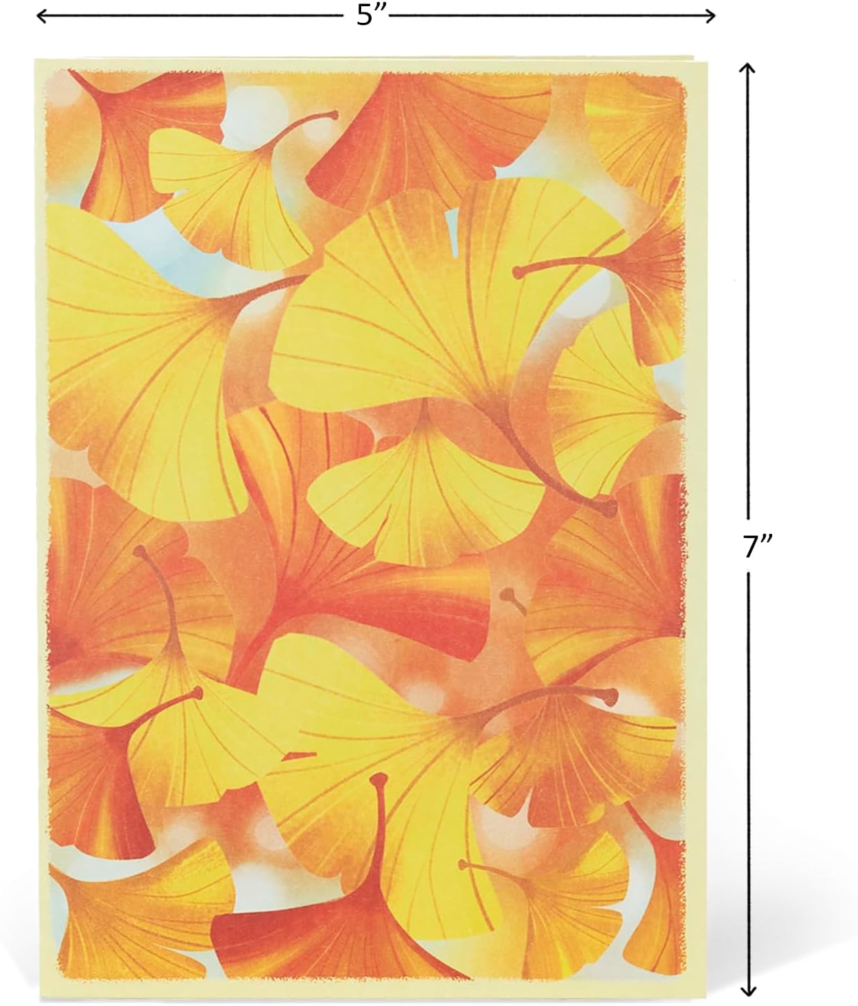 Yellow Ginkgo Tree Pop Up Card, 3D Greeting Cards, Gifts for Fall Birthday, Happy Autumn, Thanksgiving Season, All Occasions, Table Decorations, 5x7 - Includes Envelope And Message Note - Image 3