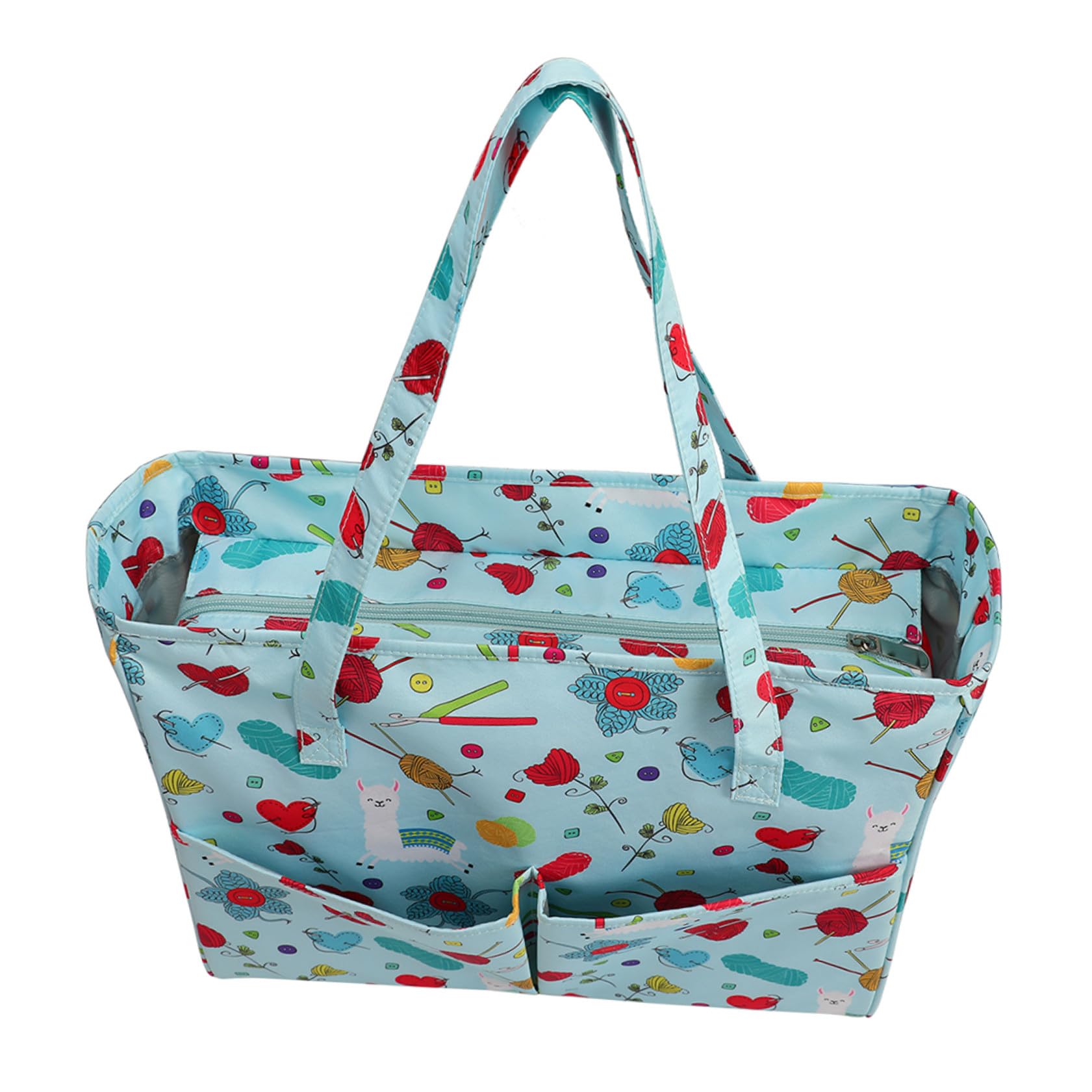 Sac de rangement pour laine et tricot grand modèle Oxford multifonction Healvian