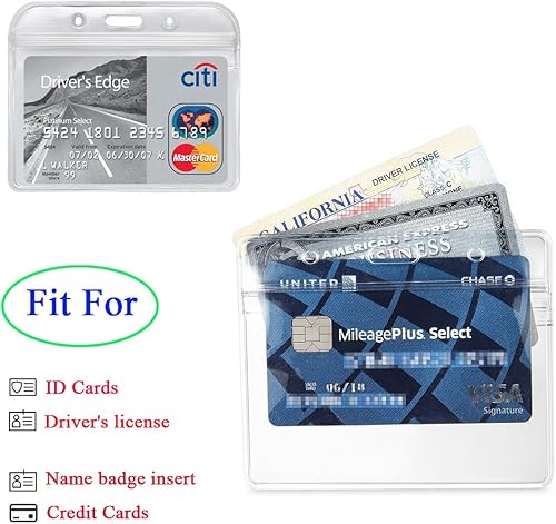 Miniatura 5 de YOUOWO Paquete de 2 portatarjetas de identificación con cordones morados correa de cuerdas para el cuello de oficina cordón gris con soporte