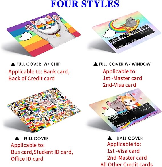 Video Game Cute Pink Cartoon Debit Card Cover Sticker Decal Skin(8 Pack) Aesthetic Art Decor Gifts Merch Supplies for EBT Debit Transportation Key Cover Personalizing Bank Card