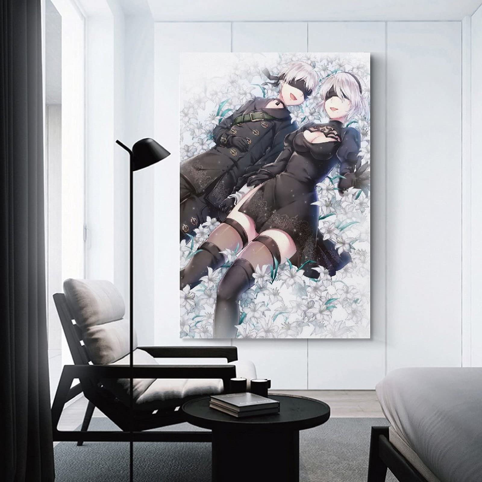 DOAI NieR Automata 2b 9s Poster Decorative Painting Canvas Wall