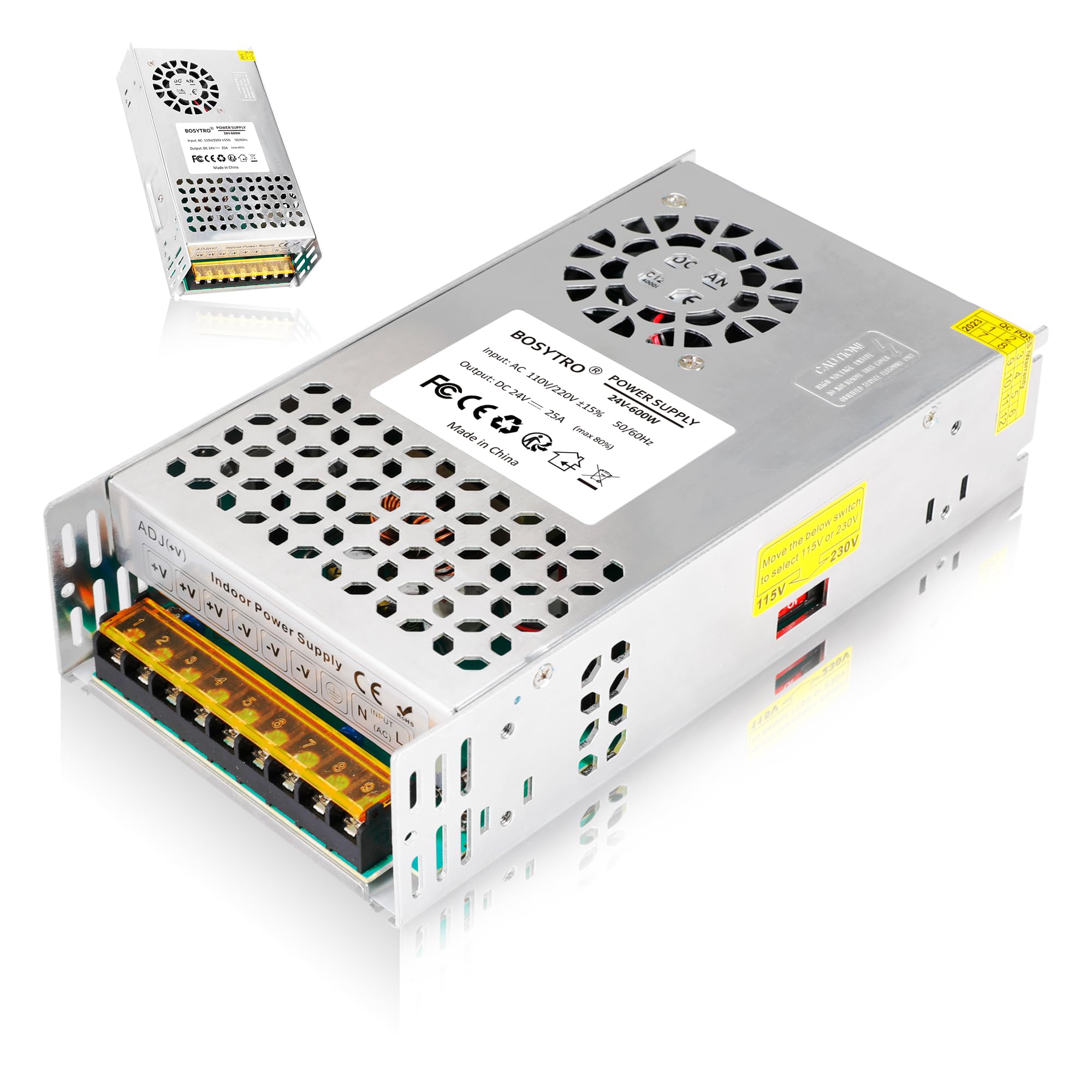 Amazon.com: BOSYTRO 24V 25A 600W DC Switching Power Supply, AC