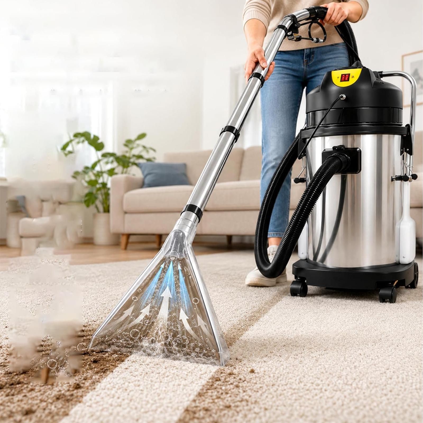Sunseota Carpet Cleaner 20L/30L/40L Upright Vacuum Carpet Cleaning Machine 3 in 1 40L
