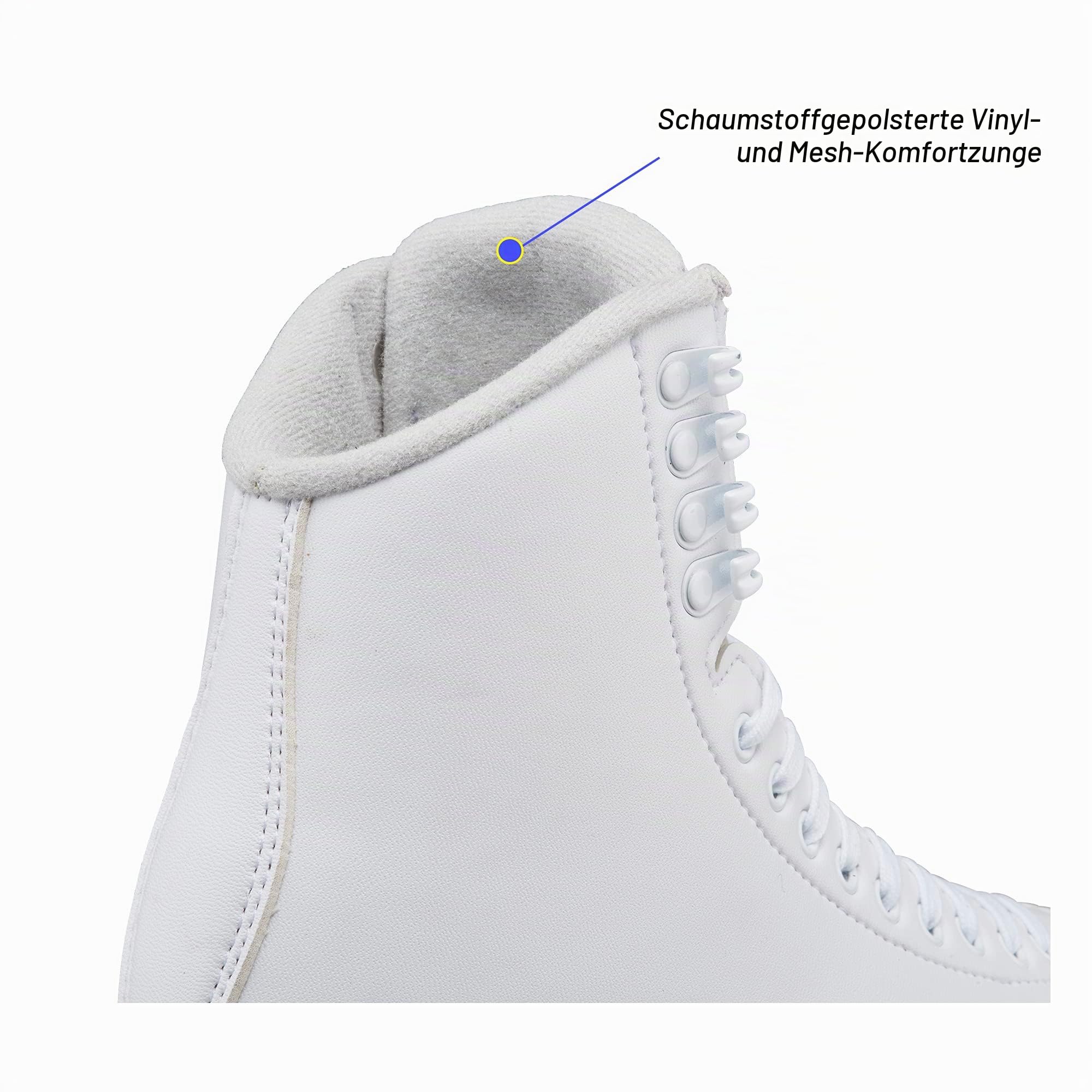 Jackson Ultima - Jackson Classic 500 Boot with Mark II Blade, Moderate Support Figure Skates for Women and Girls, Championship Quality Ice Skates, (Style No. JC500)