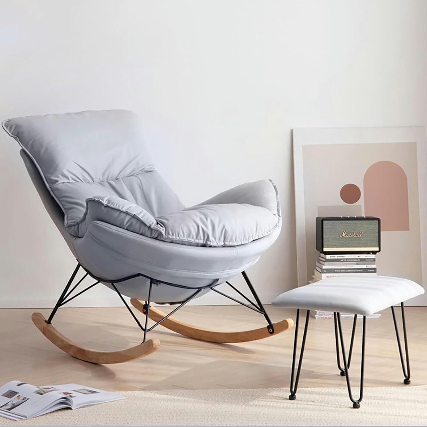 ロッキングチェア　スイング式 ロッキングチェア(Rocking chair) S-5226WB-NT グレードV 天童