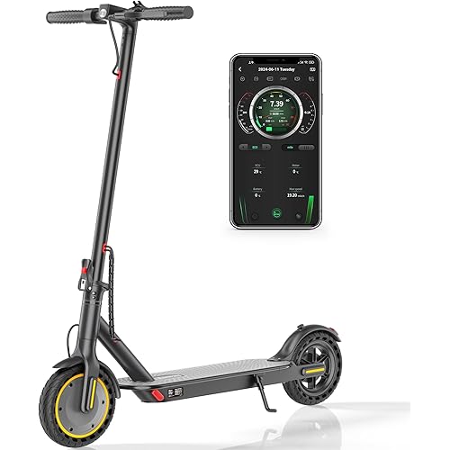 E Scooter for Adults 19-22 MPH 350/500W Motor 281/441Wh Battery,8.5"/10" Tires,Motorized Scooter Up to 22 Miles Range, Foldable Scooter with Double Shock Absorption/Bearing 265 LBS/APP Control