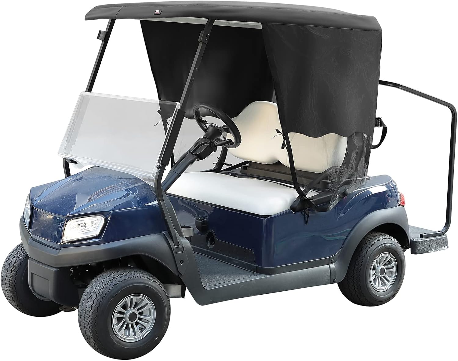 KEMIMOTO 2 Passenger Golf Cart Sun Shade Cover Compatible