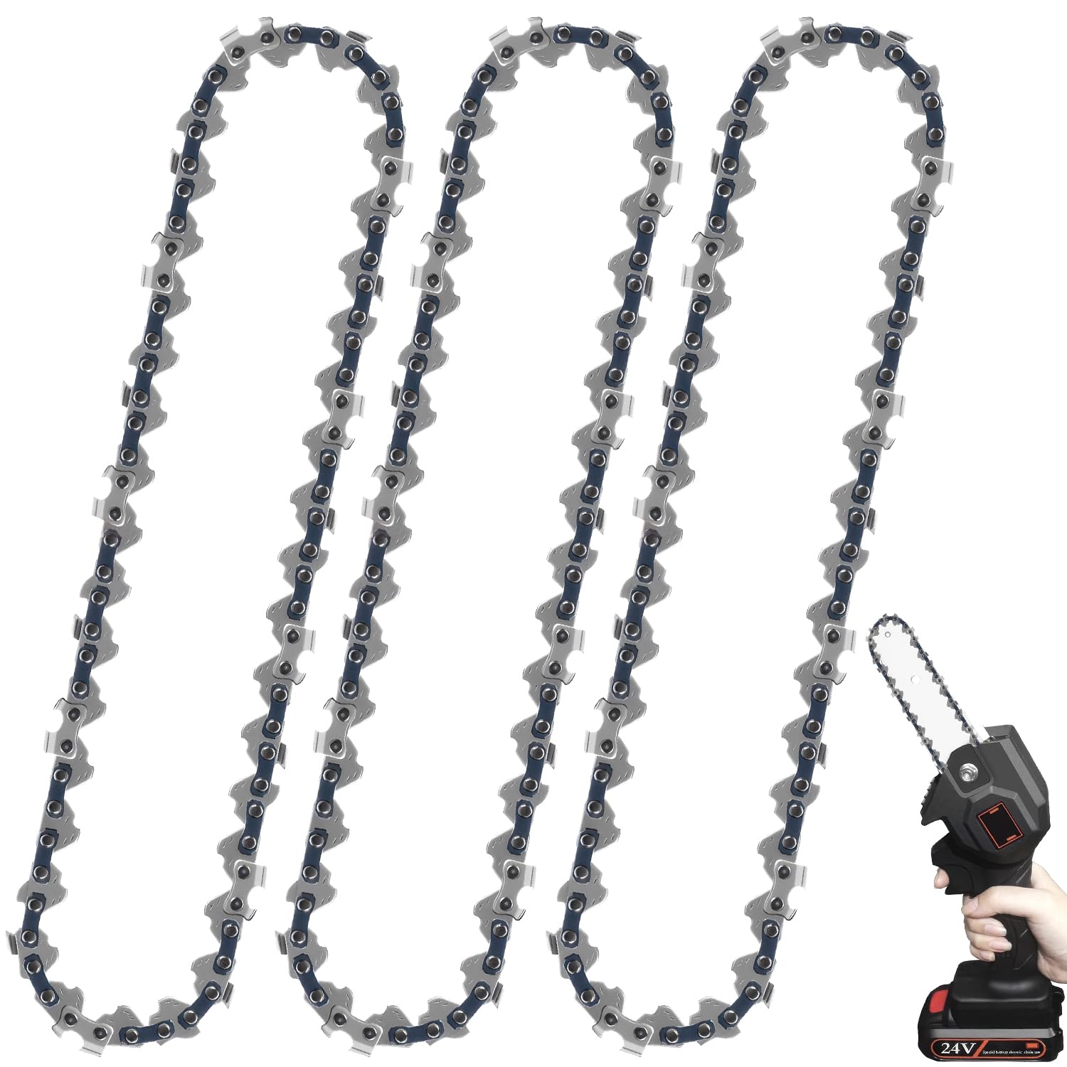 3 Pack 6 Inch Replacement Chains
