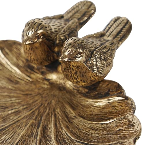 Miniatura 7 de NIKKY HOME Soporte para anillos, plato de joyería de pájaros, bandeja de baratija decorativa, Shabby Chic organizador de exhibición, cuenco para