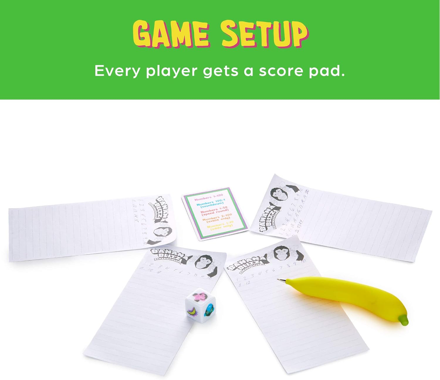 Continuum Games Banana Blitz, Banana Grabba Fast Acting Dice Game | Fast-Paced Family Fun for Game Night