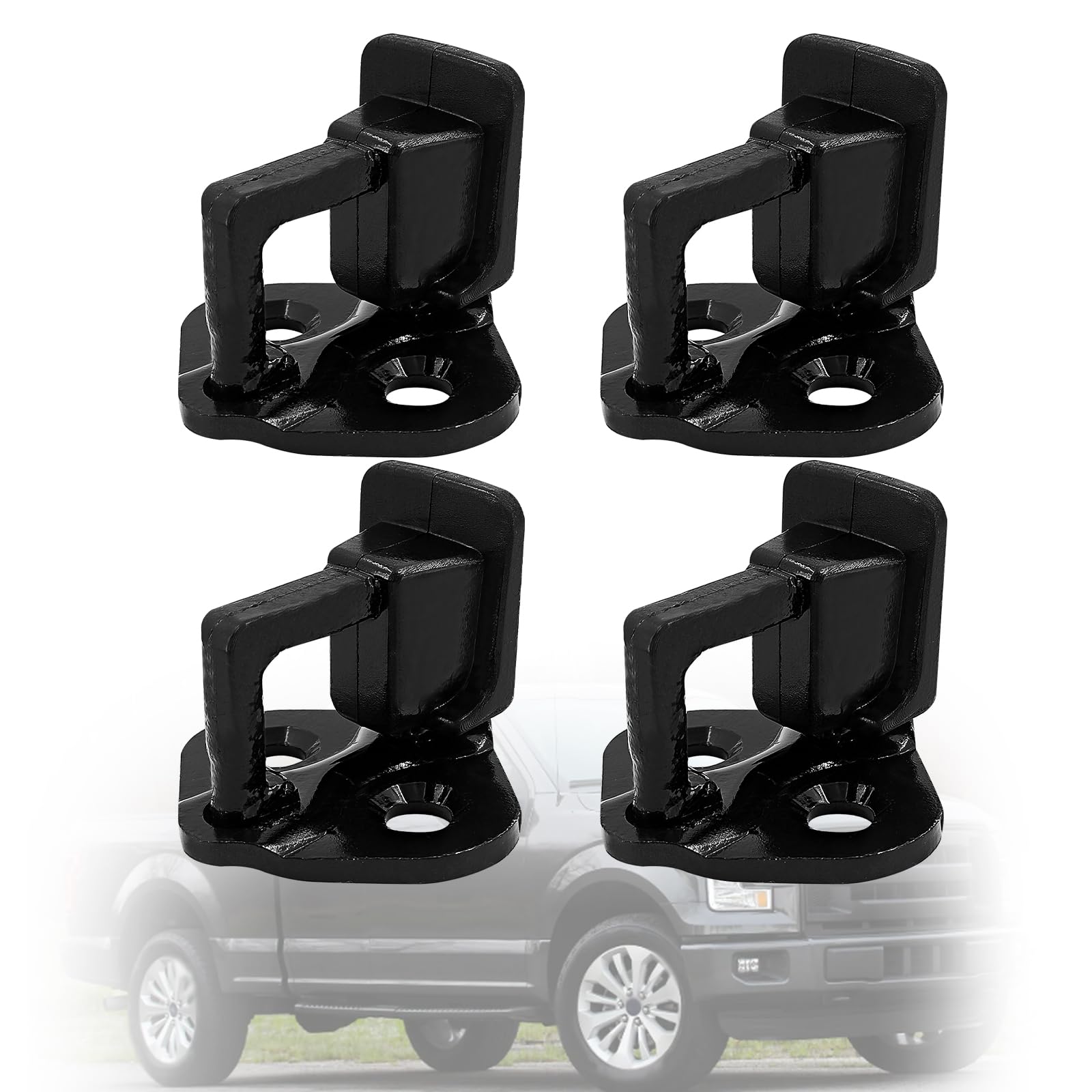 ShareZem 9L3Z1522008A 4PCS Door Lock Striker Pin Fit for Ford F150 F250 F350 1999-2016 Single Cab or Crew Cab - Latch Mechani Replace# 9L3Z-1522008-A