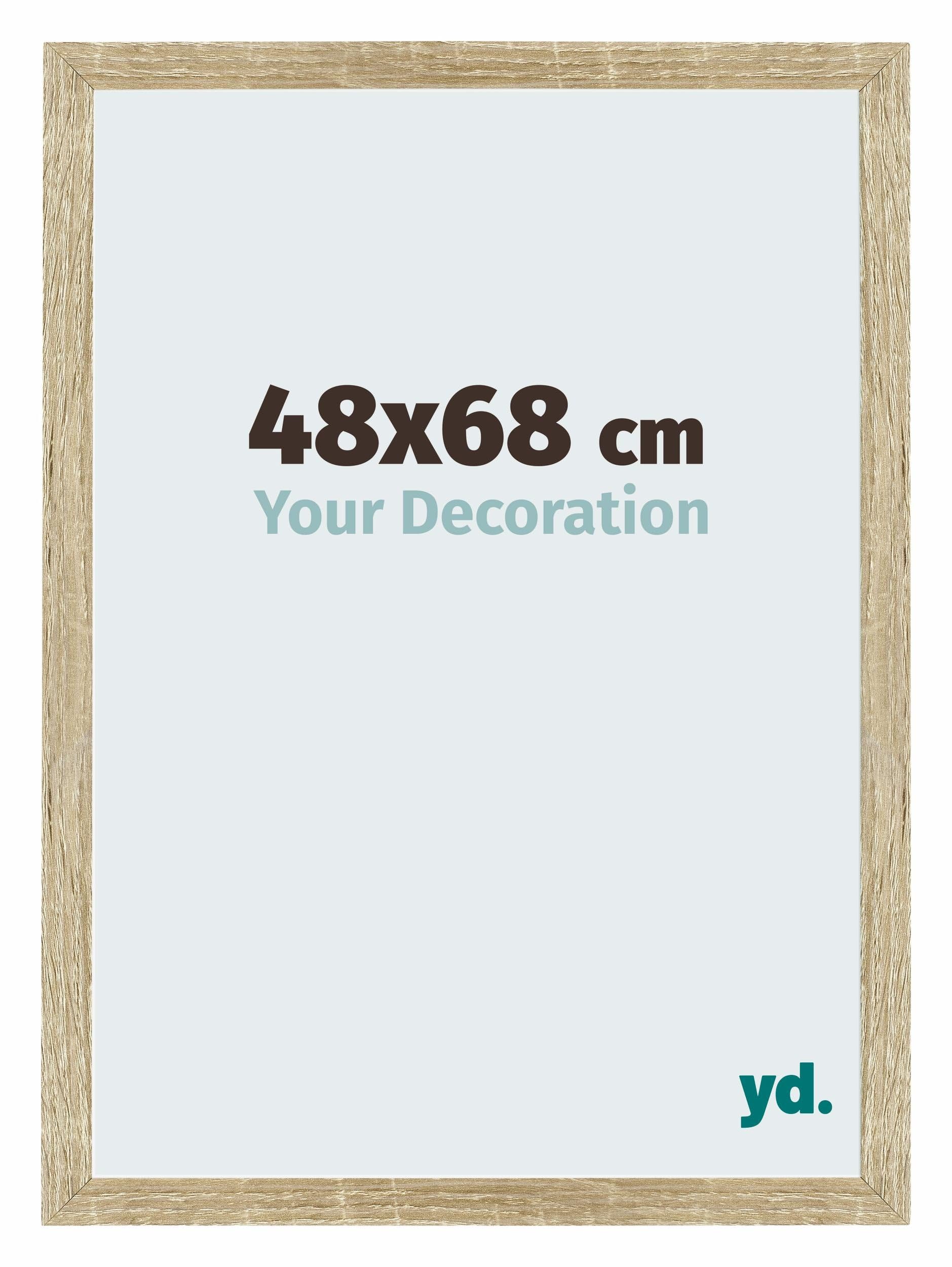 Your Decoration - Puzzle frame 48x68 - Sonoma Oak - Puzzle frame 500-1000 Pieces - MDF Photoframe - Mura