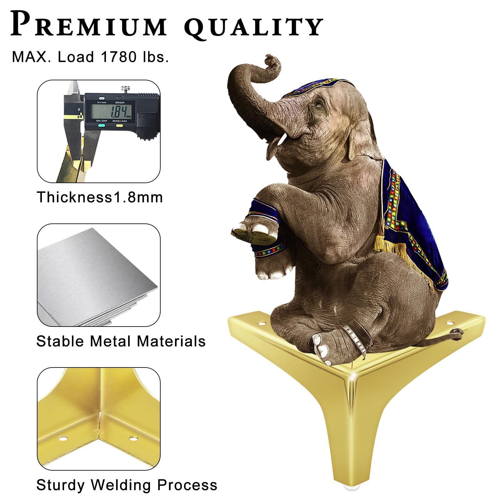 Amazon.com: OneDream Gold Dresser Metal Furniture Legs - 7 Inch Modern  Style Furniture Legs, Furniture Legs Set of 4 Replacement for Dresser  Cabinet Couch Sofa Bed Ottoman Table Cupboard : Tools & Home Improvement